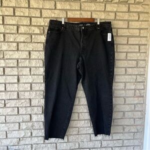 NWT Old Navy Black High Rise OG Straight Legged Jeans Size 22